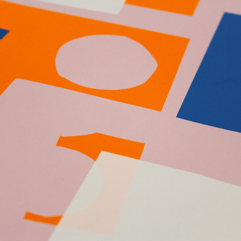 Colour Clash Print Club London Screen Print Jonathan Lawes