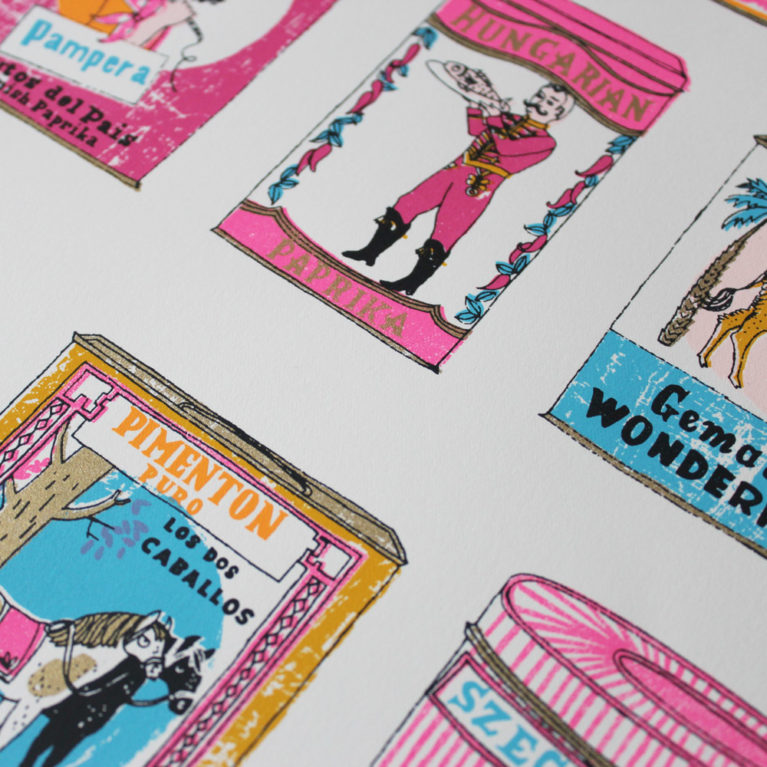 Hot Stuff Charlotte Farmer Screen Print Print Club London