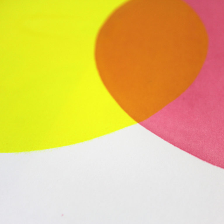 Neon Heidi Nadja Lavin Print Club London Screen Print