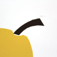 Green Pear Nadja Lavin Print Club London Screen Print