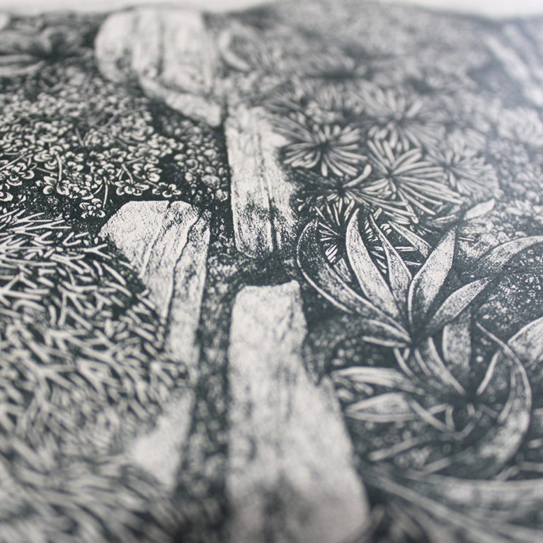 Pocket Garden Lucille Clerc Print Club London Screen Print