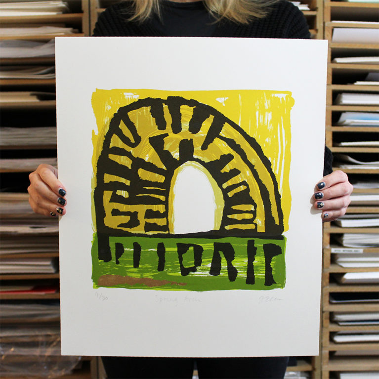 Spring Arch Justine Ellis Print Club London Screen Print