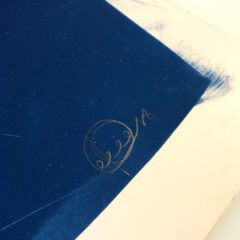 Rain Dance Gold Craig Keenan Print Club London Screen Print