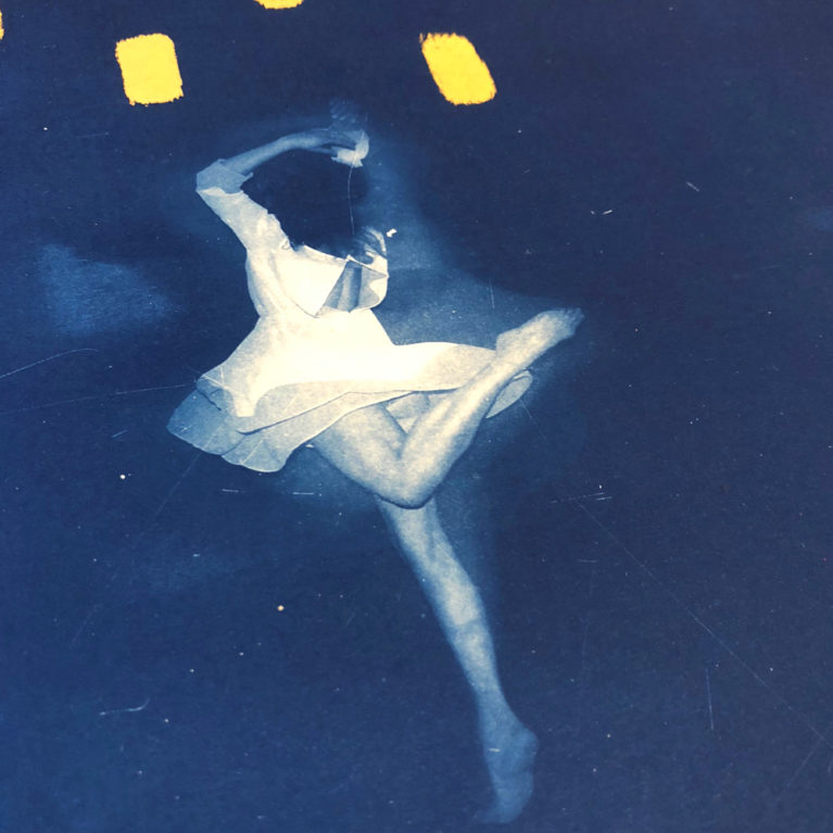 Rain Dance Gold Craig Keenan Print Club London Screen Print