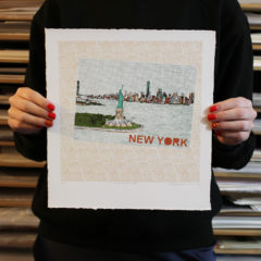 A New York Minute Clare Halifax Print Club London Screen Print
