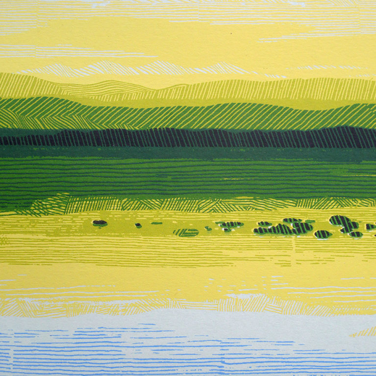 Seascape Lucille Clerc Print Club London Screen Print