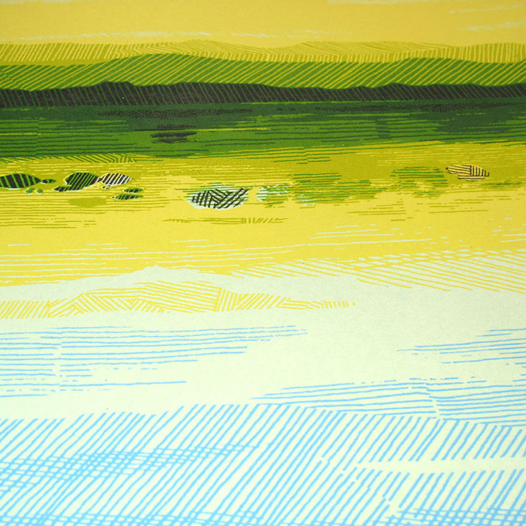 Seascape Lucille Clerc Print Club London Screen Print