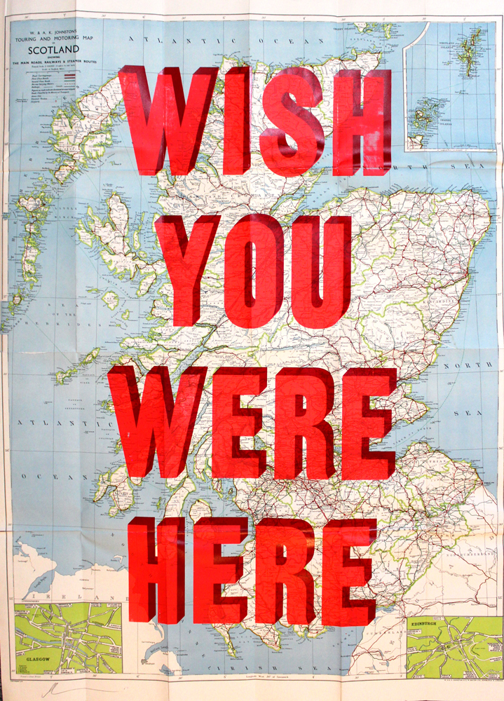 Wish You Were Here - Scotland by Dave Buonaguidi || Print ...