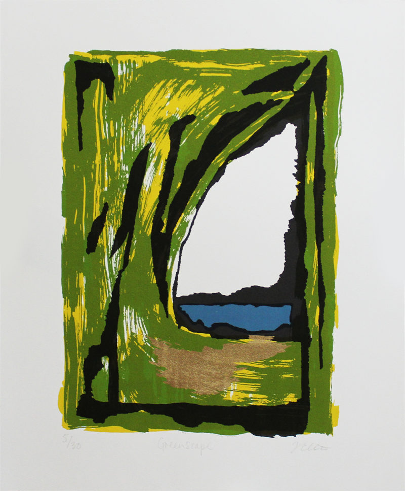 Greenscape Justine Ellis Print Club London Screen Print