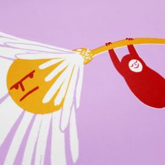 Flower Play 1 Natasha Searston Print Club London Screen Print