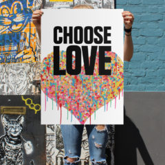 Ben Allen Print Club London Choose Love Digital Print