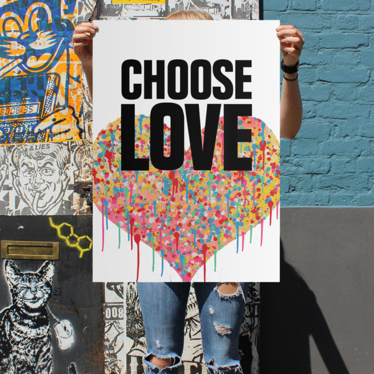 Ben Allen Print Club London Choose Love Digital Print