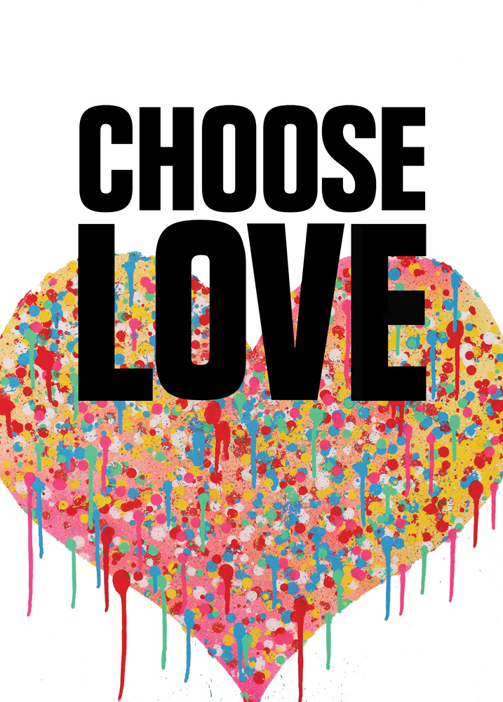 Ben Allen Print Club London Choose Love Digital Print