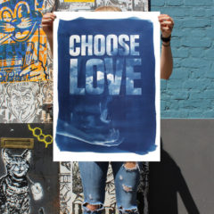 Craig Keenan Print Club London Choose Love Digital Print