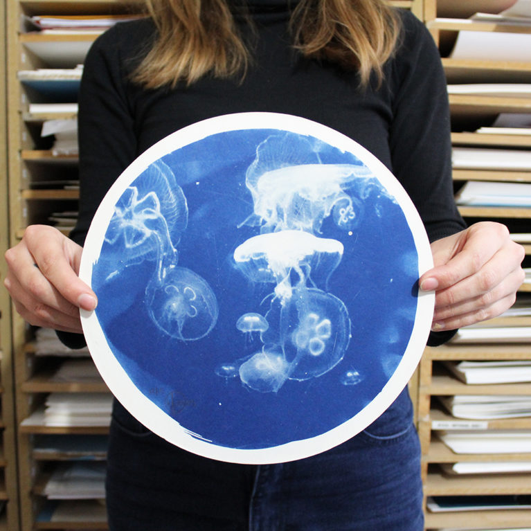 jellyfishes Craig Keenan Print Club London Screen Print