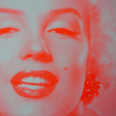 Marilyn Monroe-Neon Red David Studwell Print Club London Screenprint