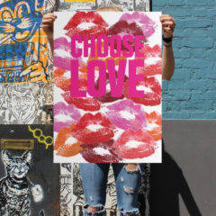 Sara Pope Print Club London Choose Love Digital Print
