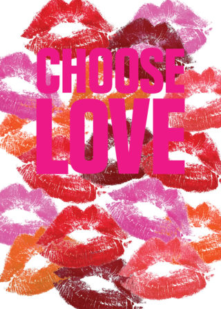 Choose Love Digital Print by Sara Pope || Print Club London