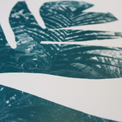 Palm Black Craig Keenan Print Club London Screen Print