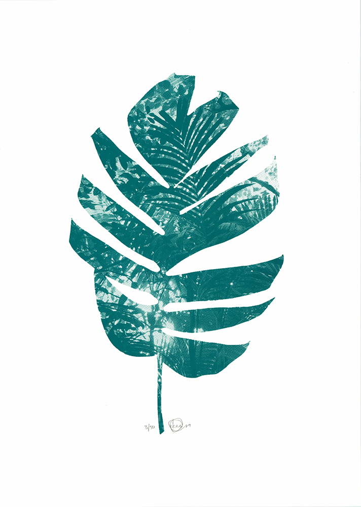 Palm Green Craig Keenan Print Club London Screen Print