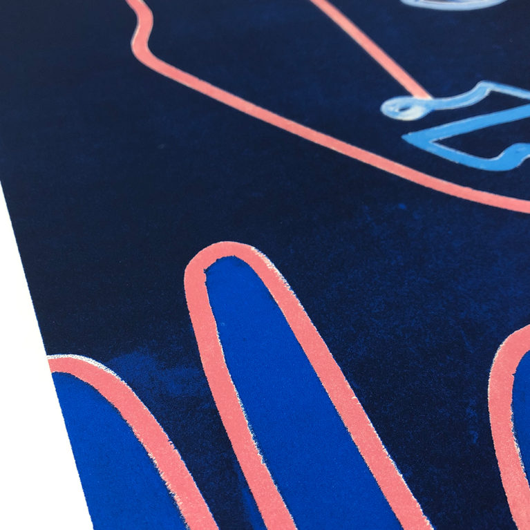 Flirting Nicola Morland Print Club London Screen Print