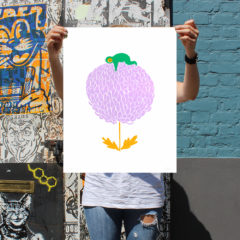 Chrysanthemum Natasha Searston Print Club London Screen Print