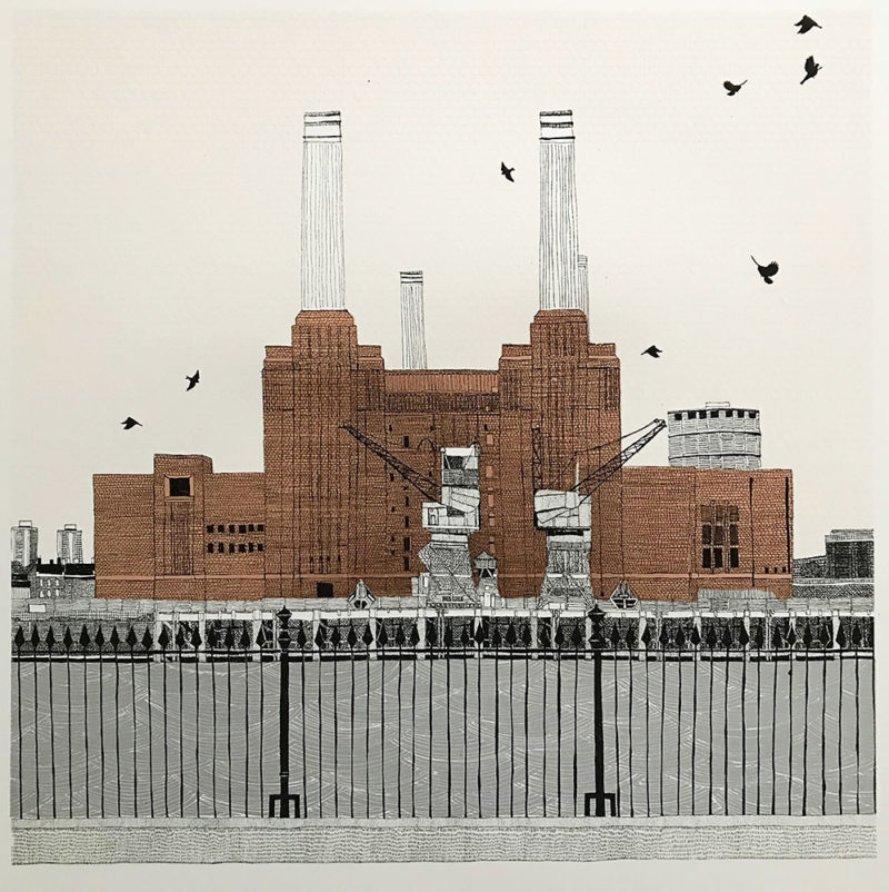 I Cu Battersea Clare Halifax Print Club London Screen Print