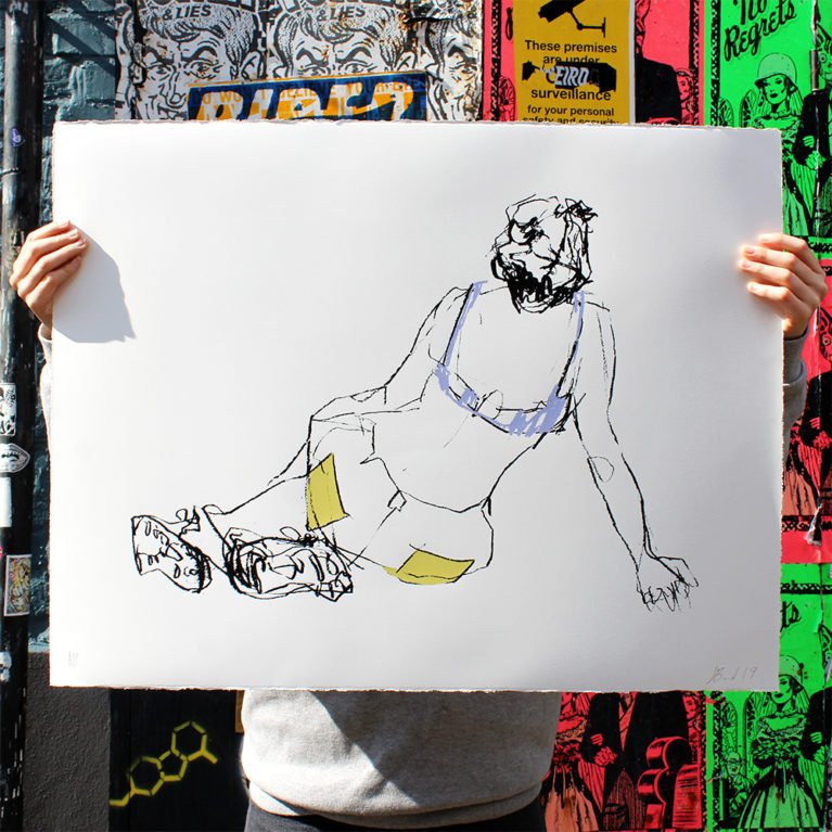 Periwinkle & Pockets Jessica Rose Bird Print Club London Screen Print