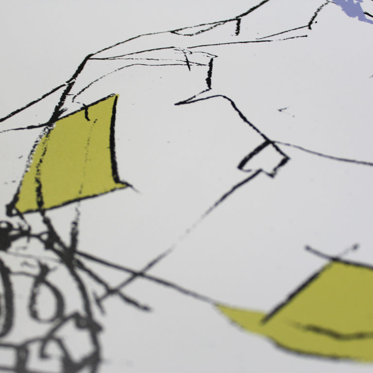 Periwinkle & Pockets Jessica Rose Bird Print Club London Screen Print