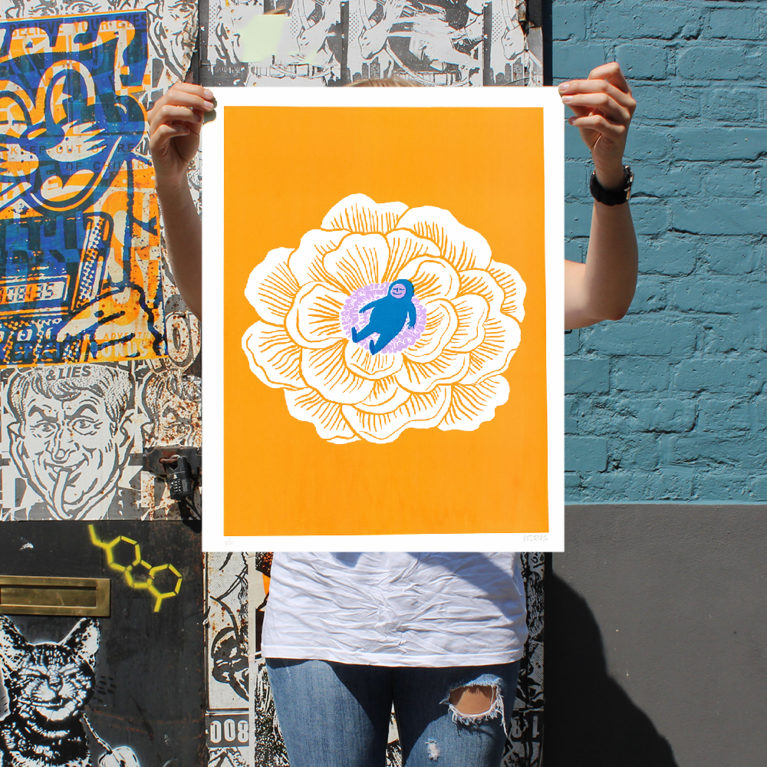 Rose Natasha Searston Print Club London Screen Print