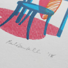 Avlaki Bel Burkill Print Club London Screen Print