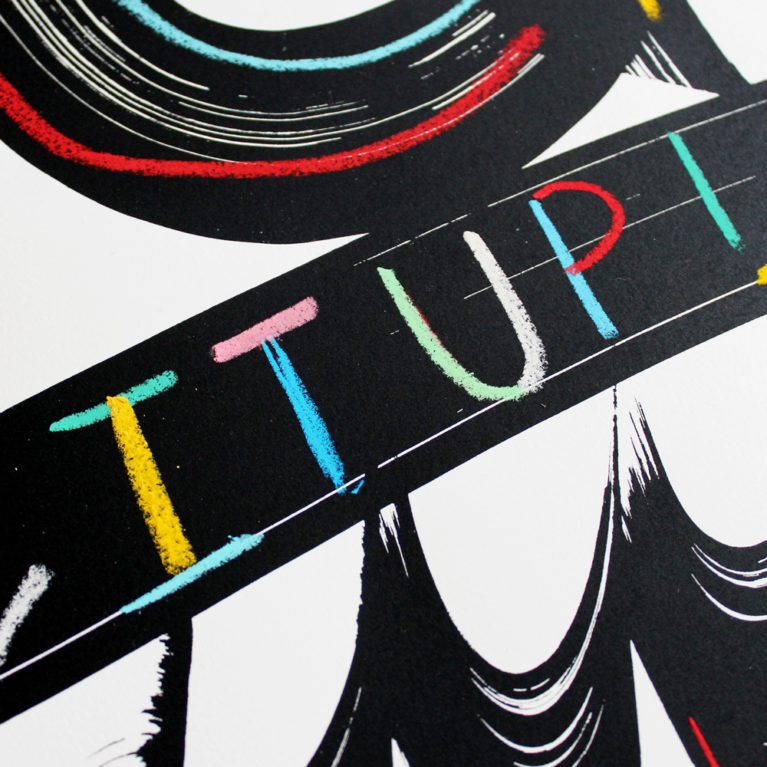 Big It Up Rose Stallard Print Club London Screen Print