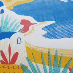 Mediterranean Hill Top Bel Burkill Print Club London Screen Print