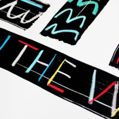 Live On The Wild Side Rose Stallard Print Club London Screen Print