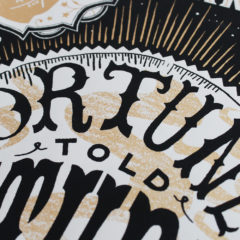 Fortunes Told, Futures Unfold Jacqueline Colley Print Club London Screen Print