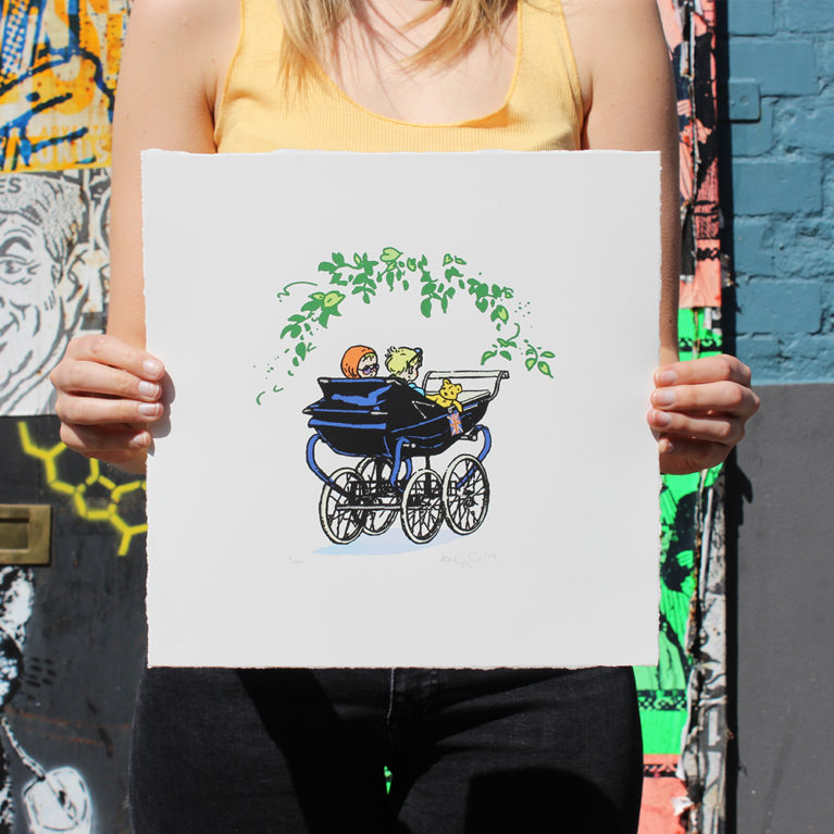 Shade Ceal Warnants Print Club London Screen Print