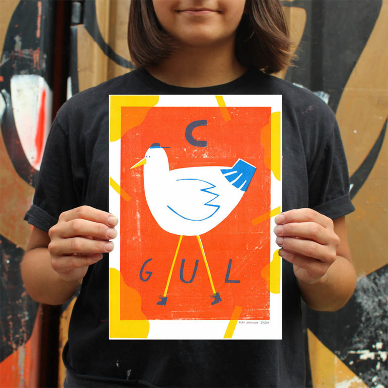 Max Machen Print Club London Screen Print