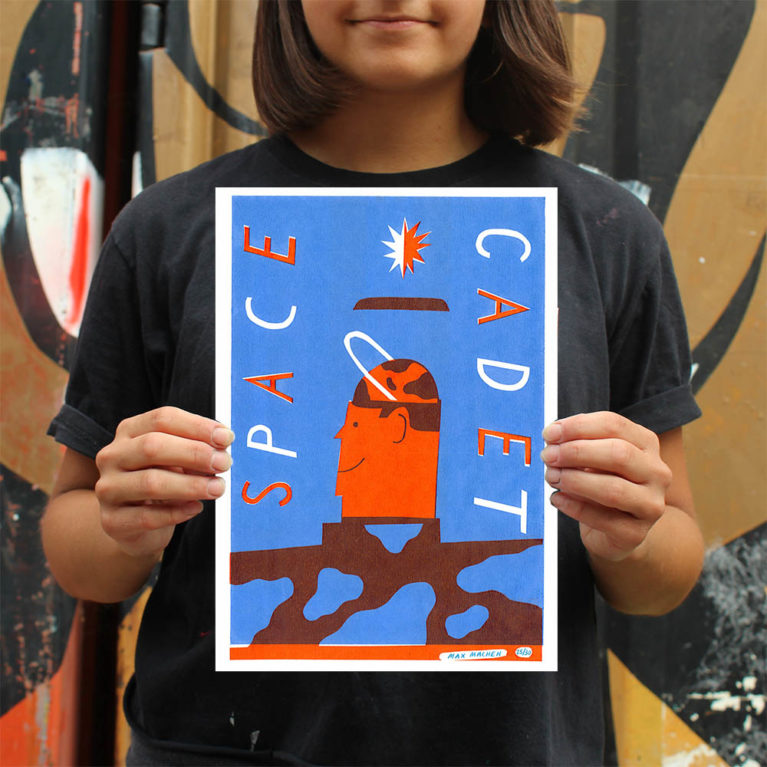 Max Machen Print Club London Screen Print