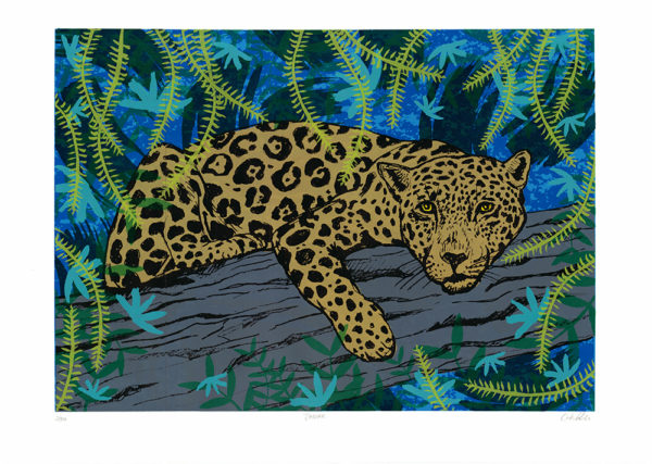 Jaguar Caitlin Parks Print Club London Screen Print