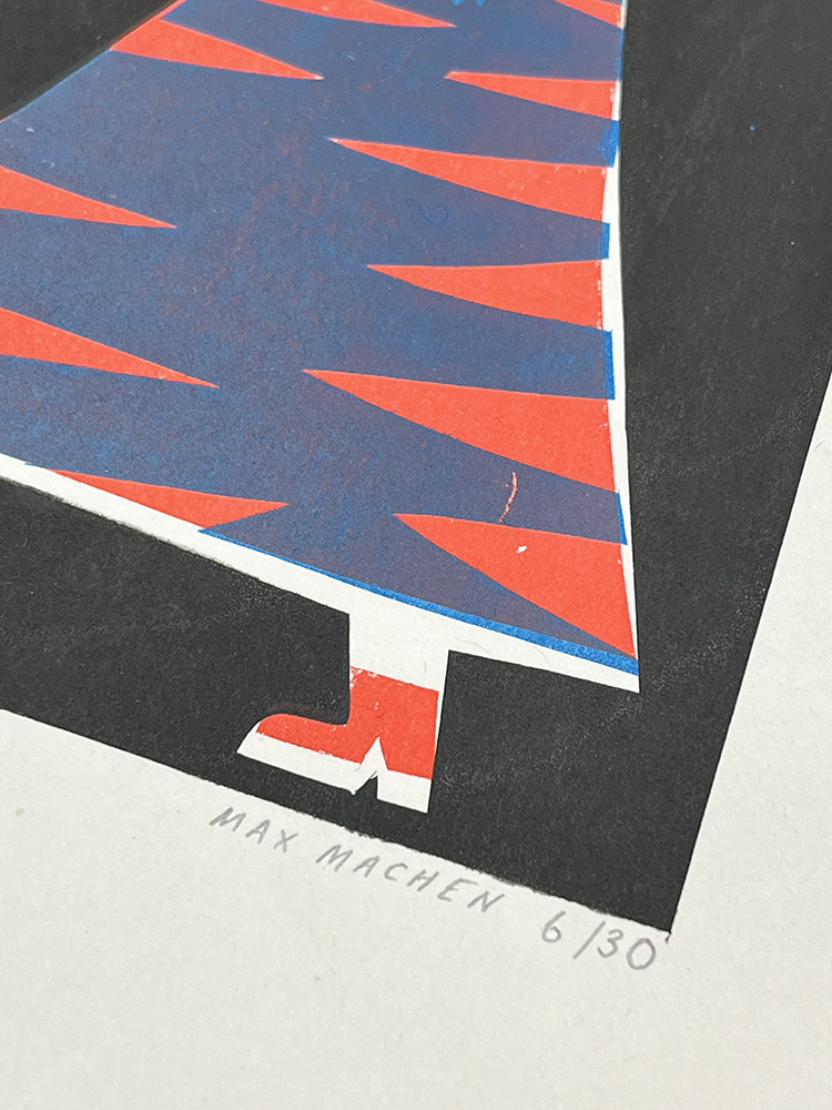 Max Machen Concrete Jungle Hand pulled screenprint 03