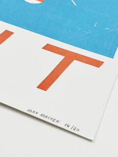Max Machen Lit Hand pulled screen print 03