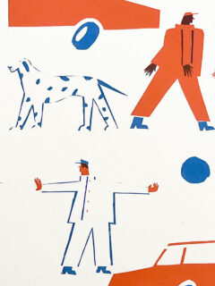 Max Machen Rush hour Hand pulled screenprint 01