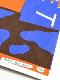 Max Machen Space cadet Hand pulled screen print 03