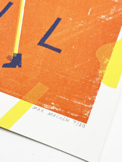 Max Machen c Gul , sea gulHand pulled screenprint 03