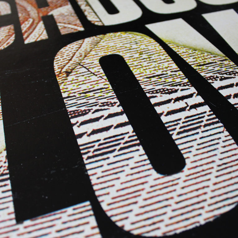 Aida Choose Love Print Club London Screen Print