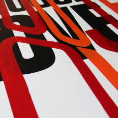 Bob & Roberta Smith Choose Love Print Club London Screen Print