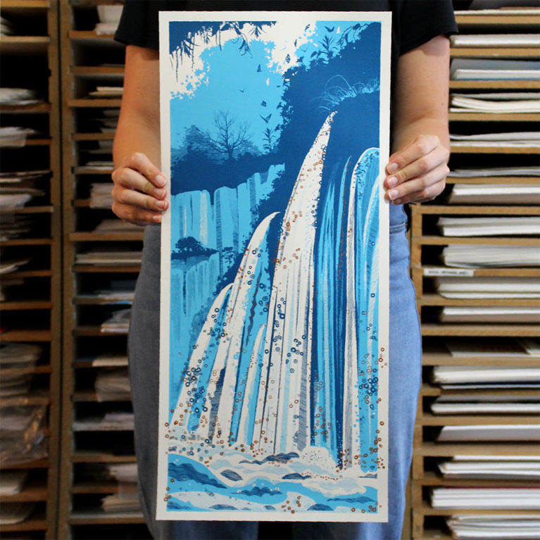 Chris Keegan Print Club London Screen Print