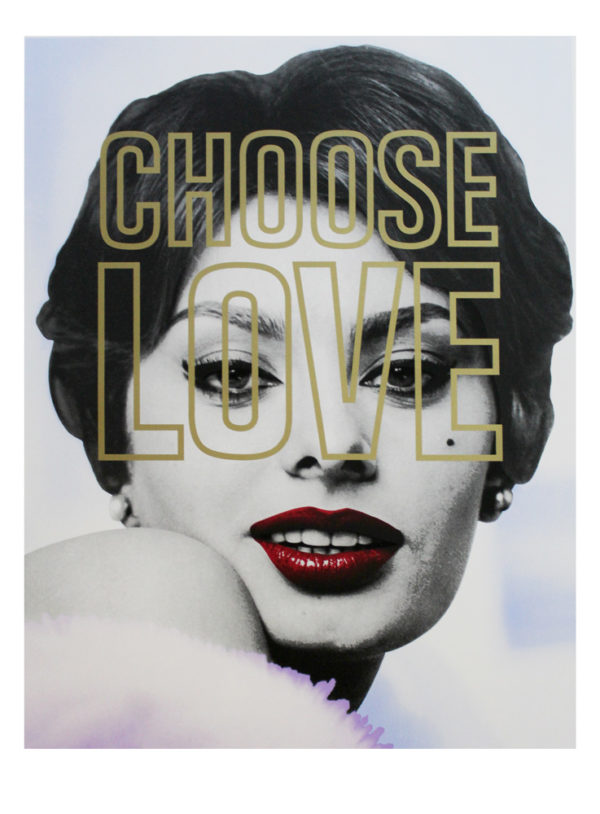 David Studwell Choose Love Print Club London Screen Print