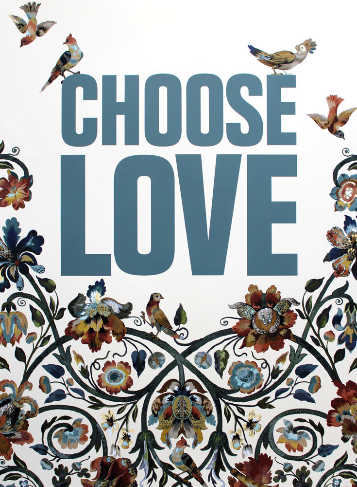 House of Hackney Choose Love Print Club London Screen Print