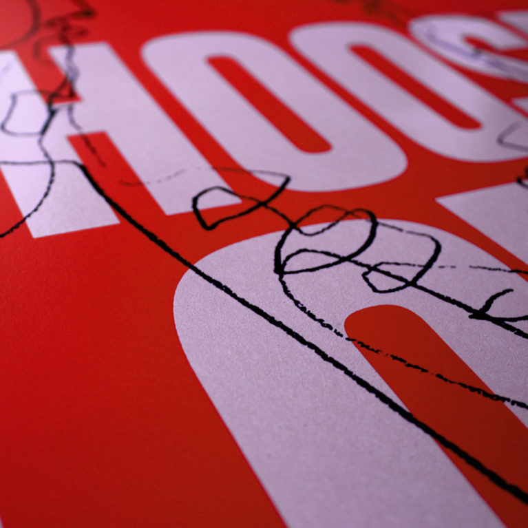 Jessica Rose Bird Choose Love Print Club London Screen Print